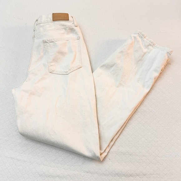 Rails The Topanga High Rise Straight White Denim Jeans Size 28 - Picture 7 of 7